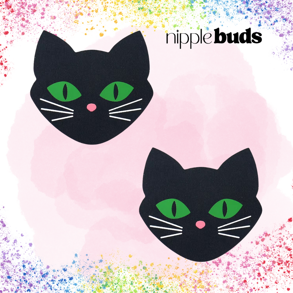 Midnight Kitty Nipple Pasties