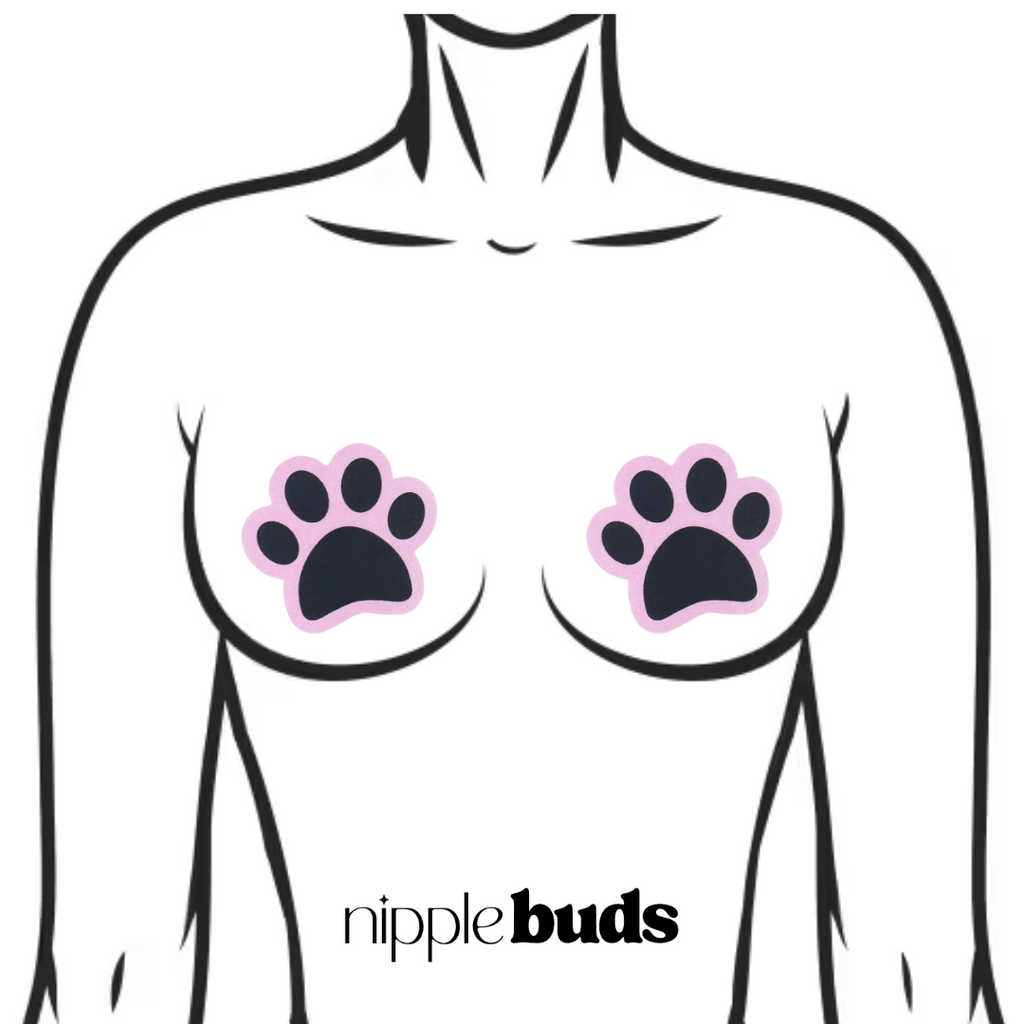 Pink Paw Nipple Pasties