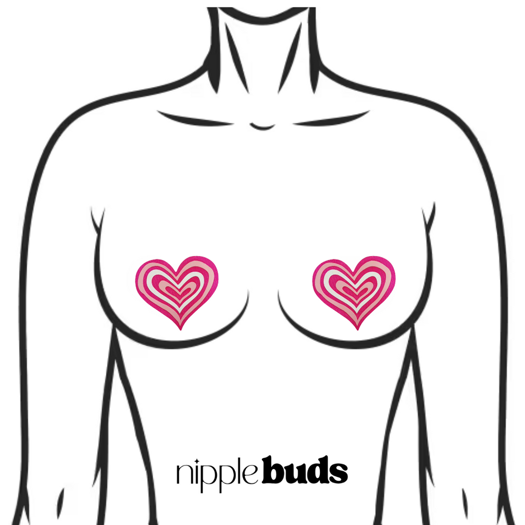 Candy Hearts Nipple Pasties