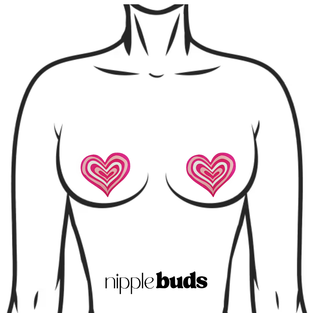 Candy Hearts Nipple Pasties