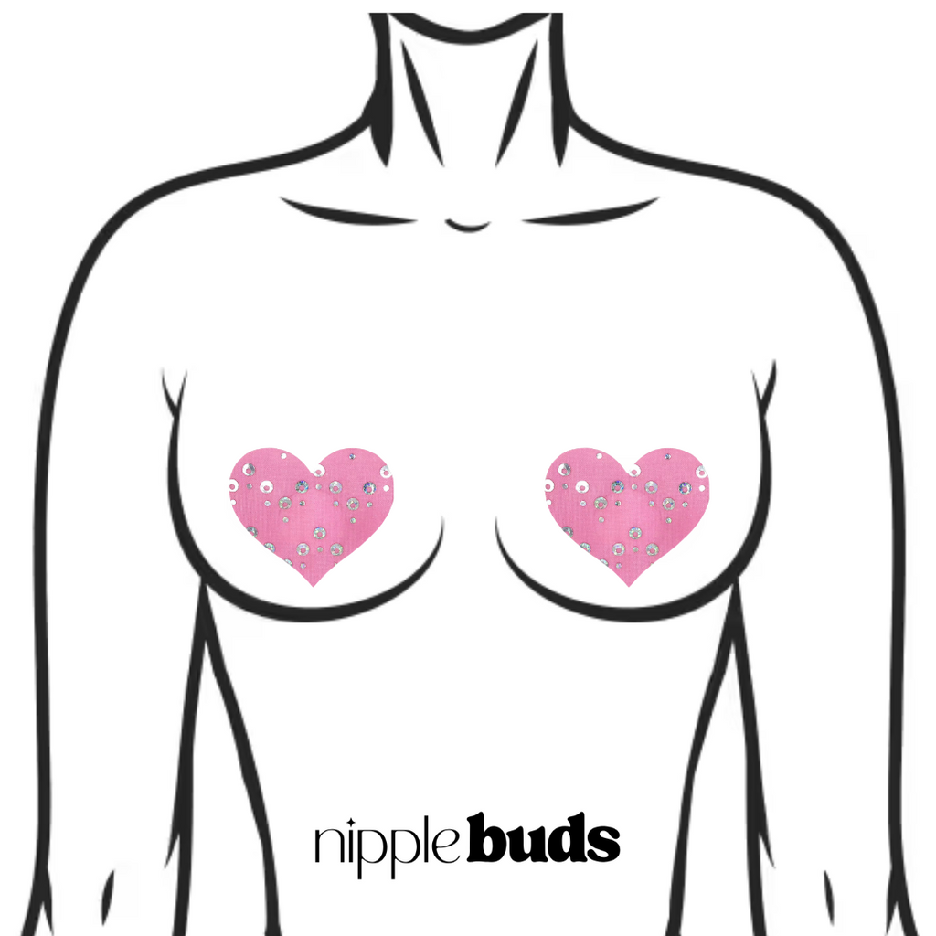 Disco Hearts Nipple Pasties