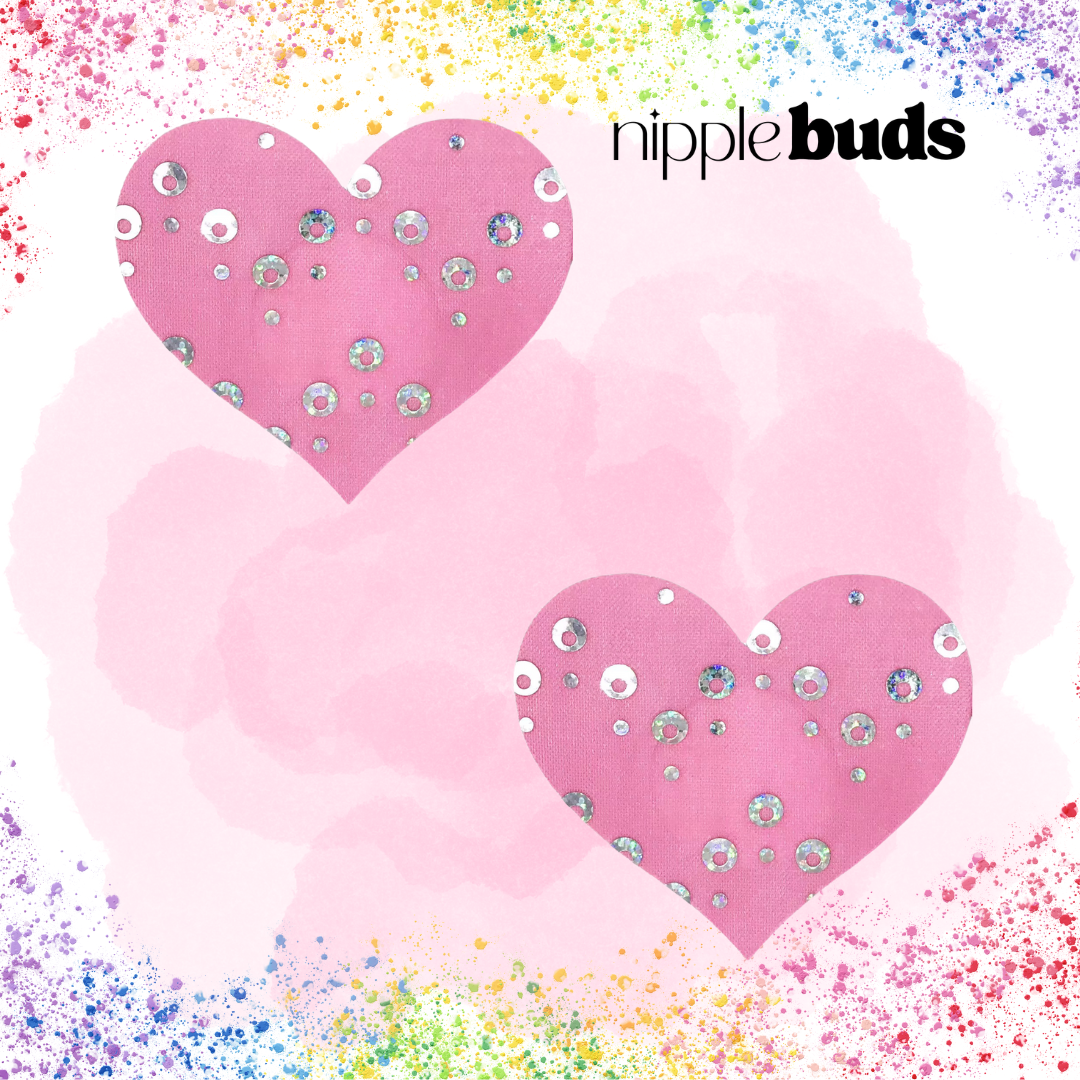 Disco Hearts Nipple Pasties