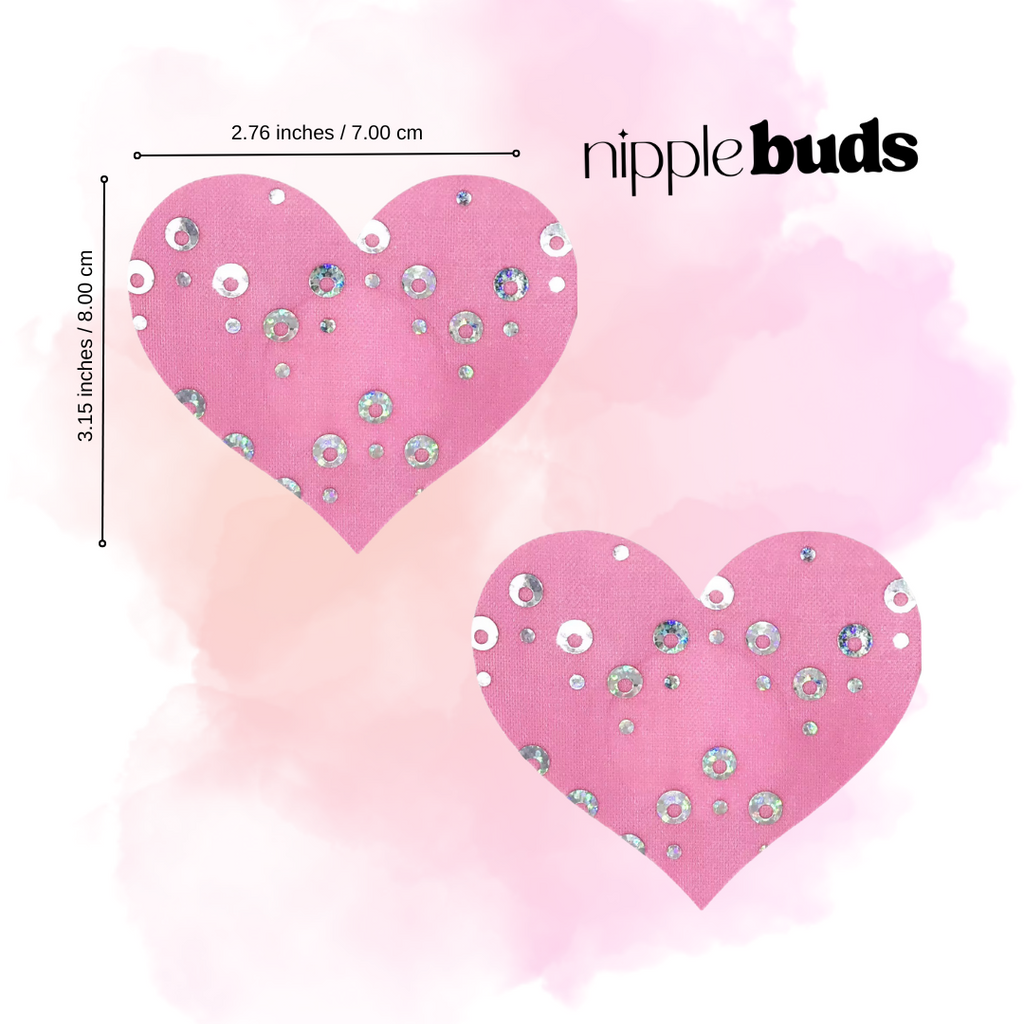 Disco Hearts Nipple Pasties