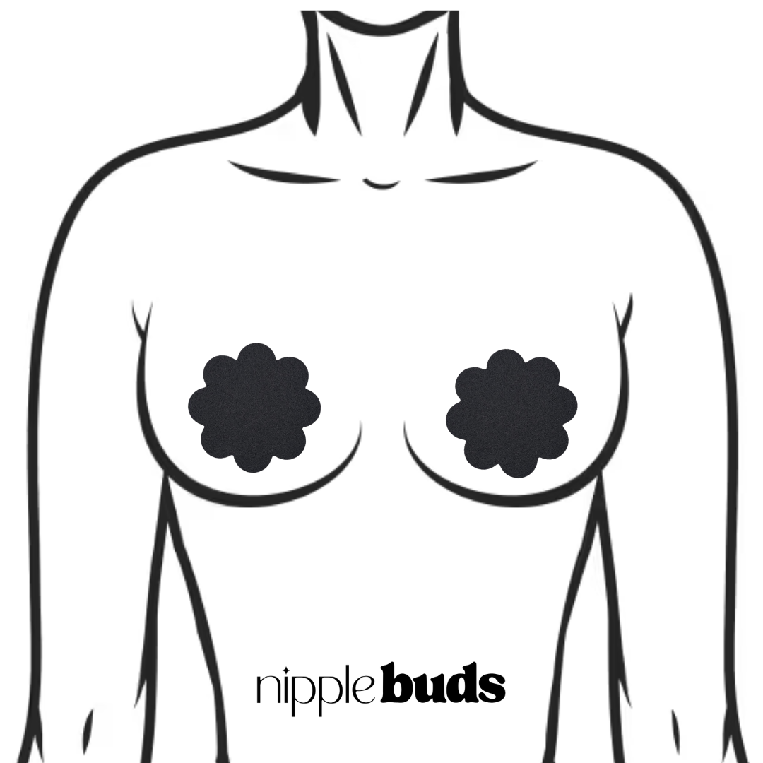 Midnight Bloom Nipple Pasties