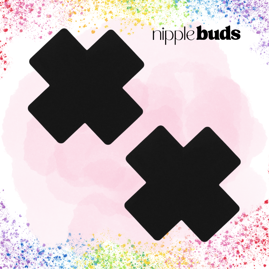 Blackout Cross Nipple Pasties