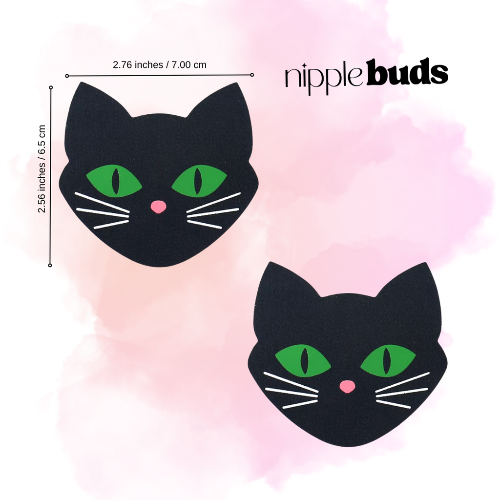 Midnight Kitty Nipple Pasties